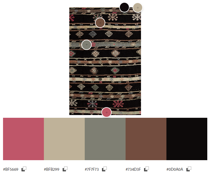 Vintage Turkish Kilim Kilim Rug