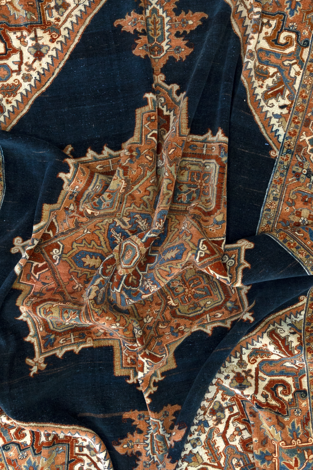 Vintage Persian Heriz Rug