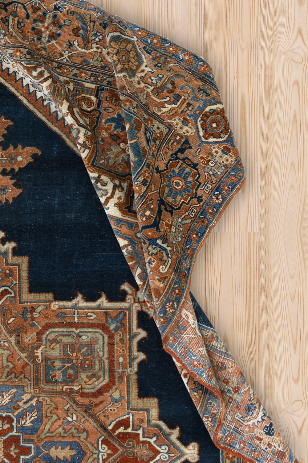 Vintage Persian Heriz Rug