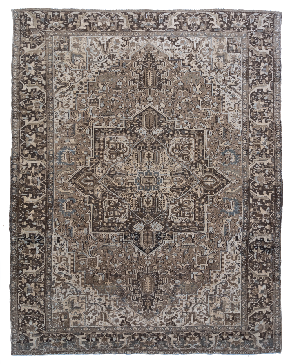 Vintage Persian Heriz Rug