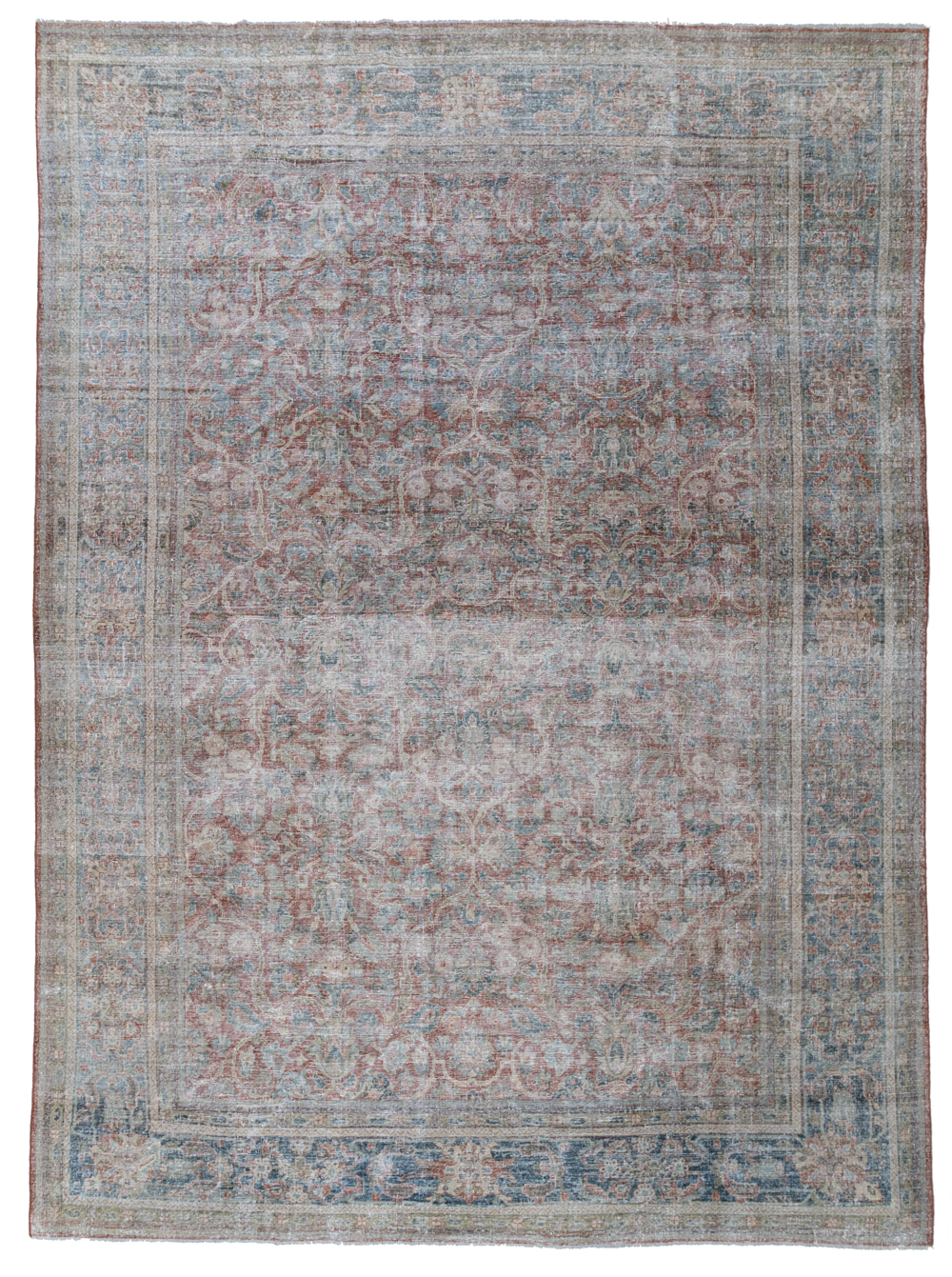 Room Size Vintage Persian Mahal Rug