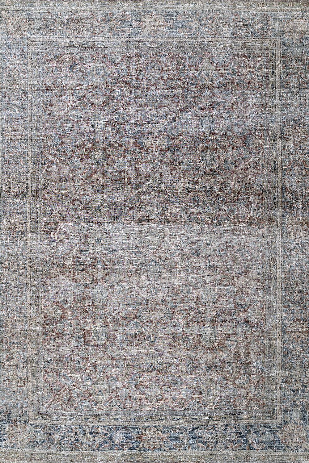 Room Size Vintage Persian Mahal Rug