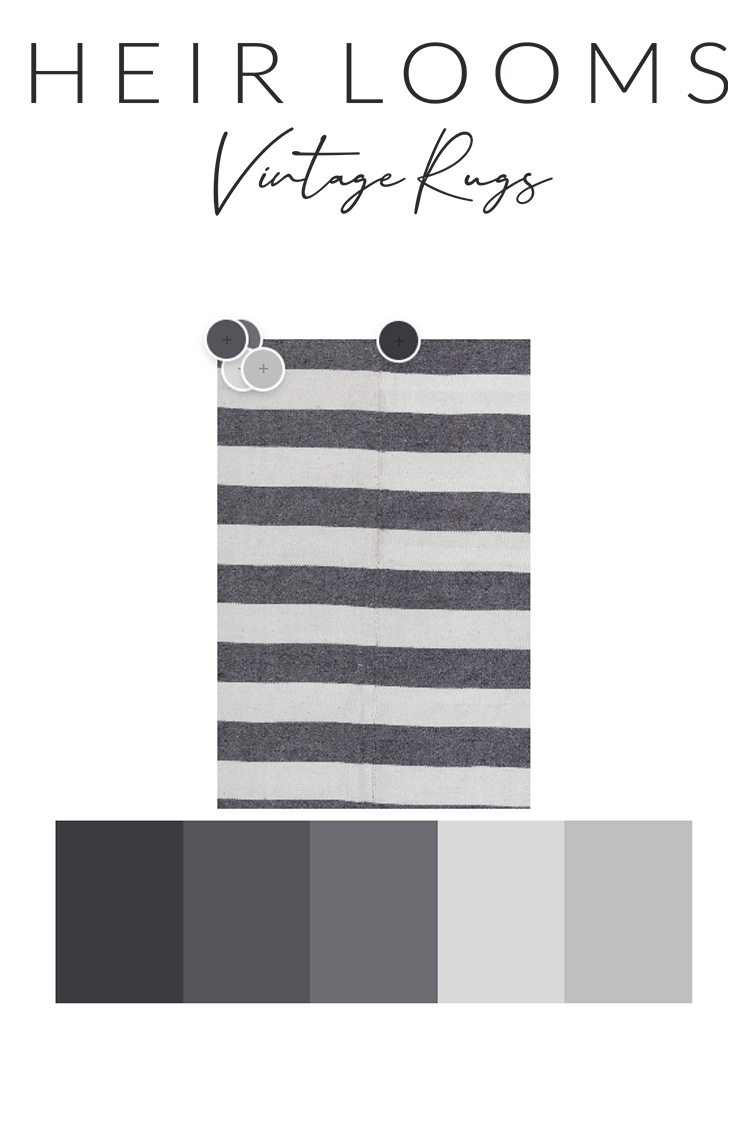 Handmade Striped Kilim Rug
