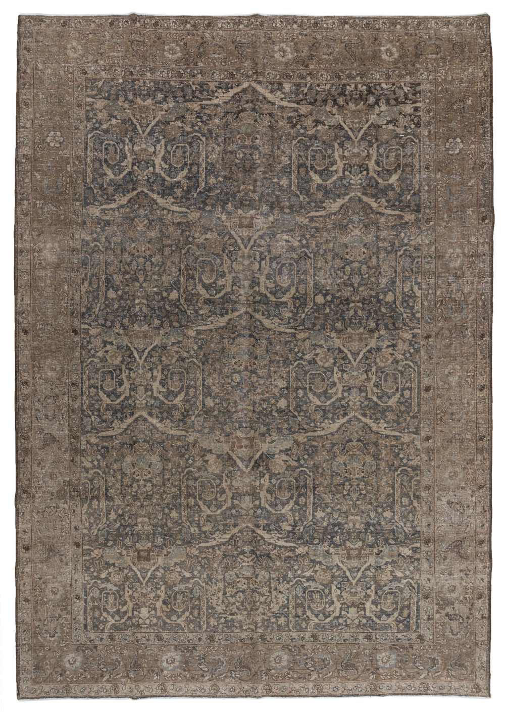 Antique Persian Mustafi Mahal Rug