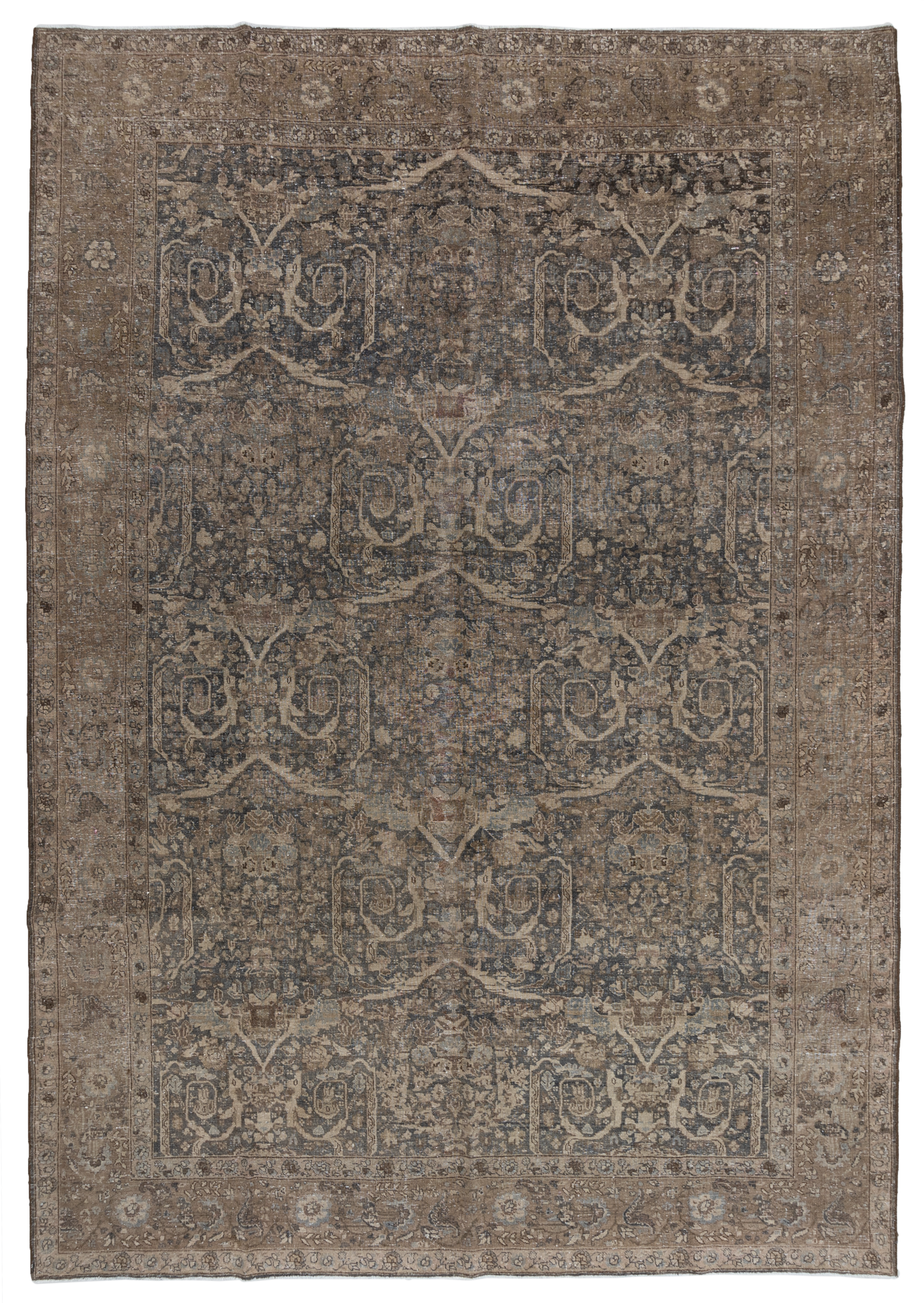 Antique Persian Mustafi Mahal Rug