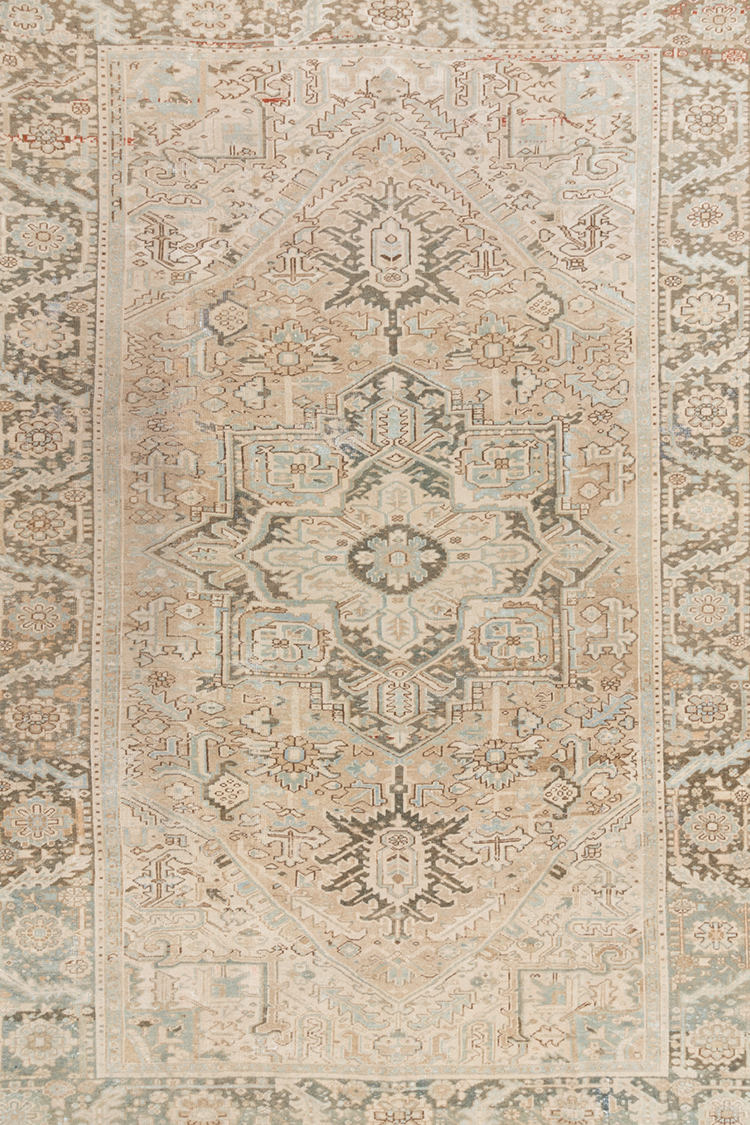 Vintage Persian Heriz Rug