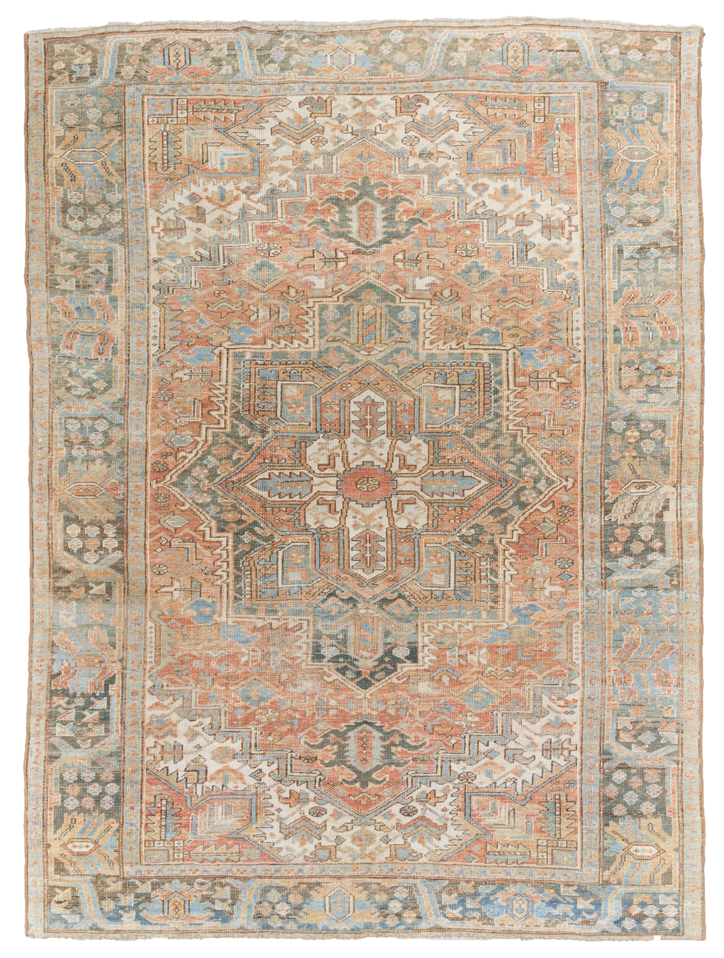 Vintage Persian Heriz Rug