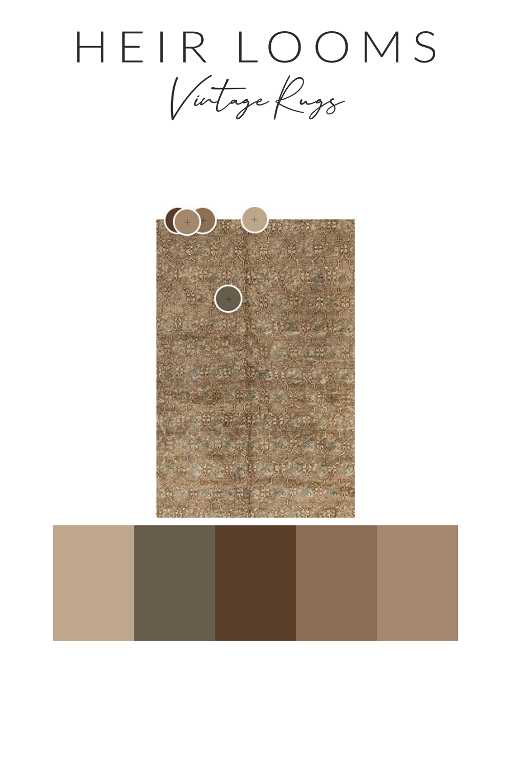 Vintage Anatolian Konya Rug