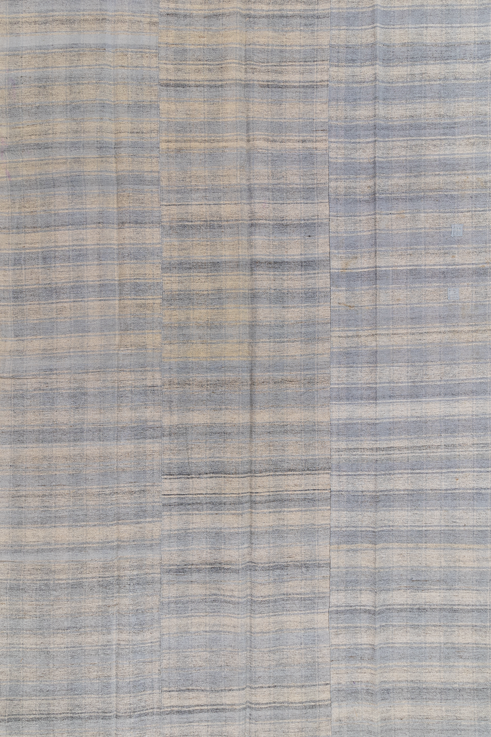 Vintage Anatolian Plaid Flatweave Rug