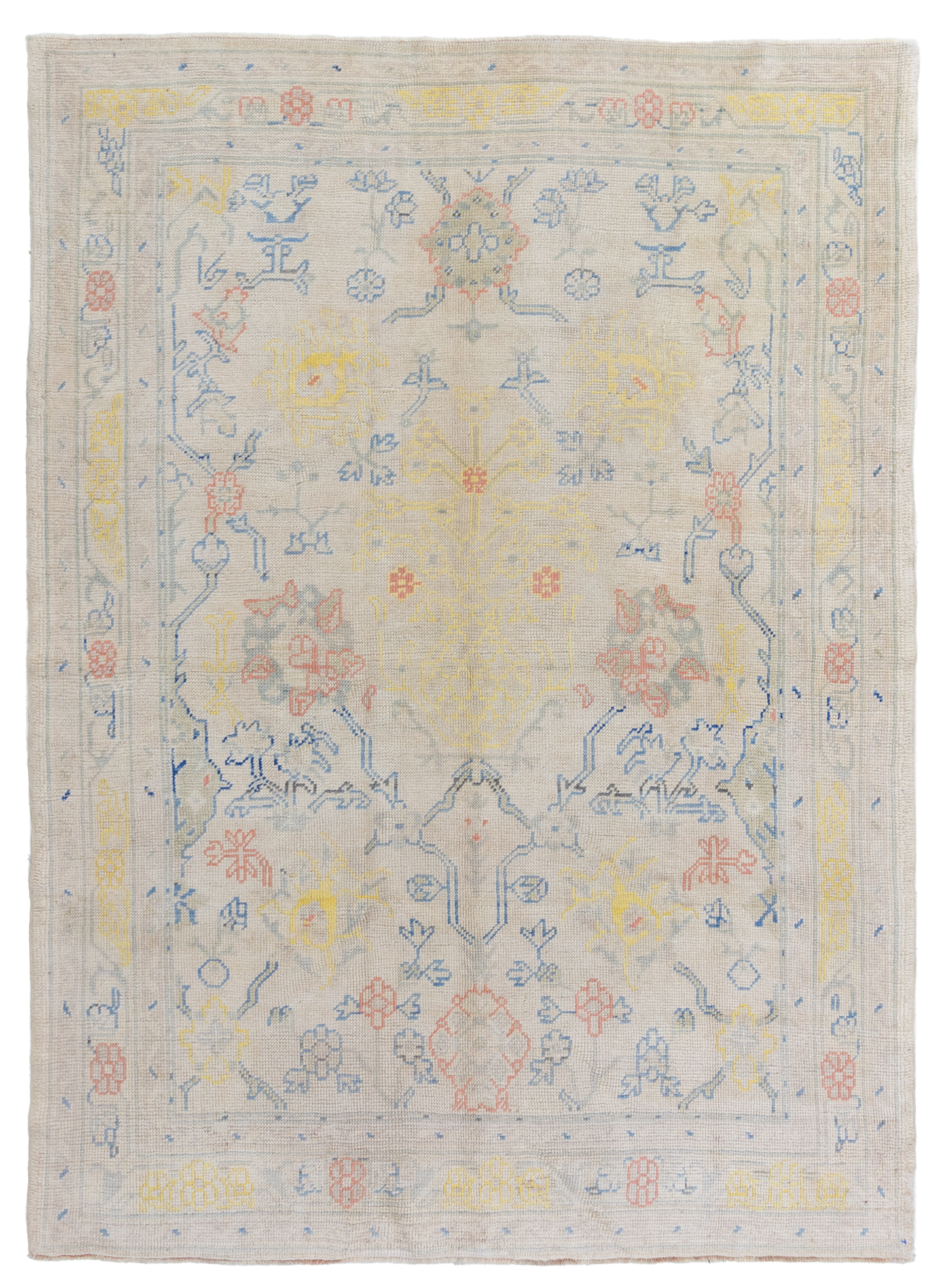 Vintage Persian Oushak Rug