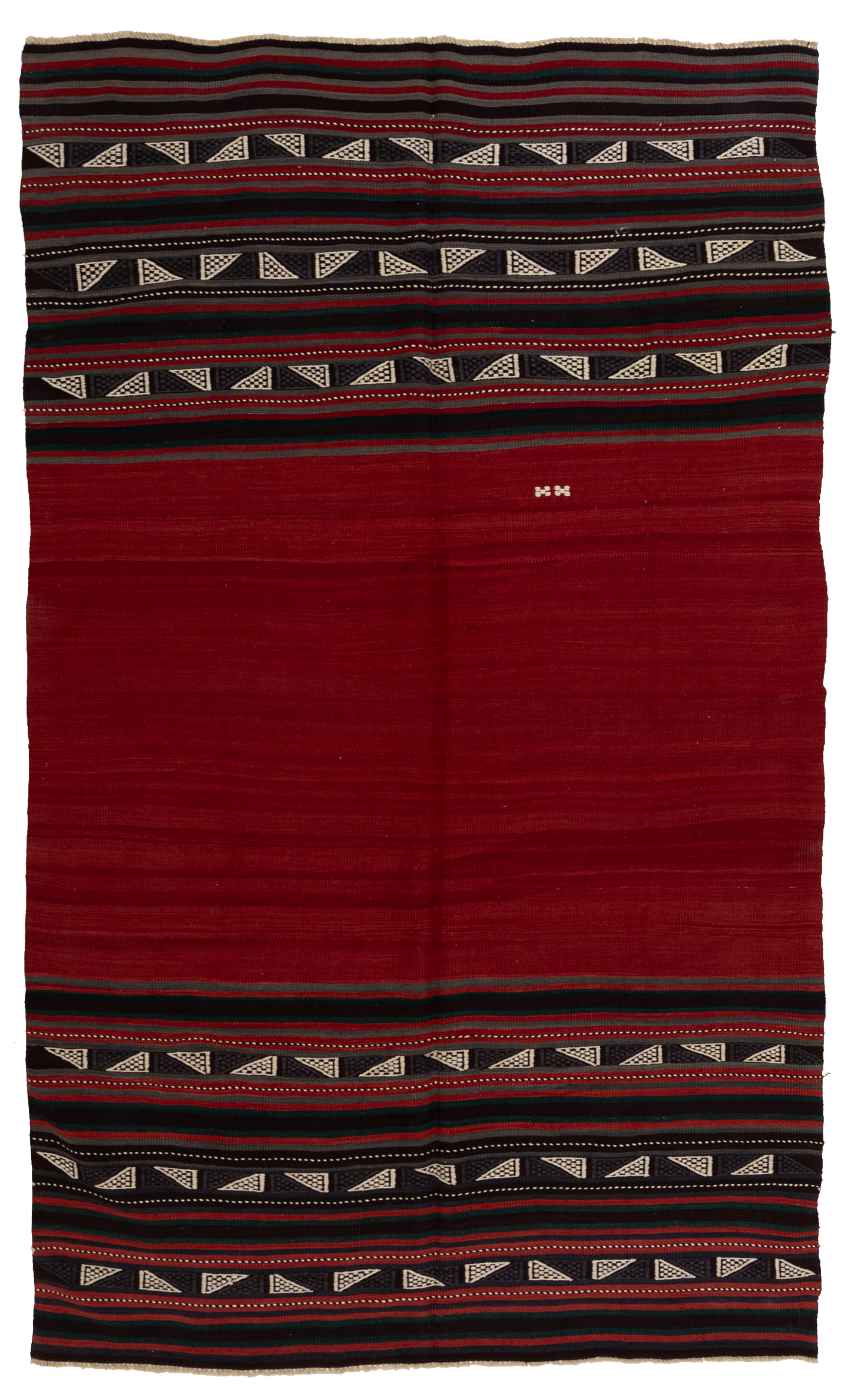 Vintage Turkish Gabbeh Kilim Rug