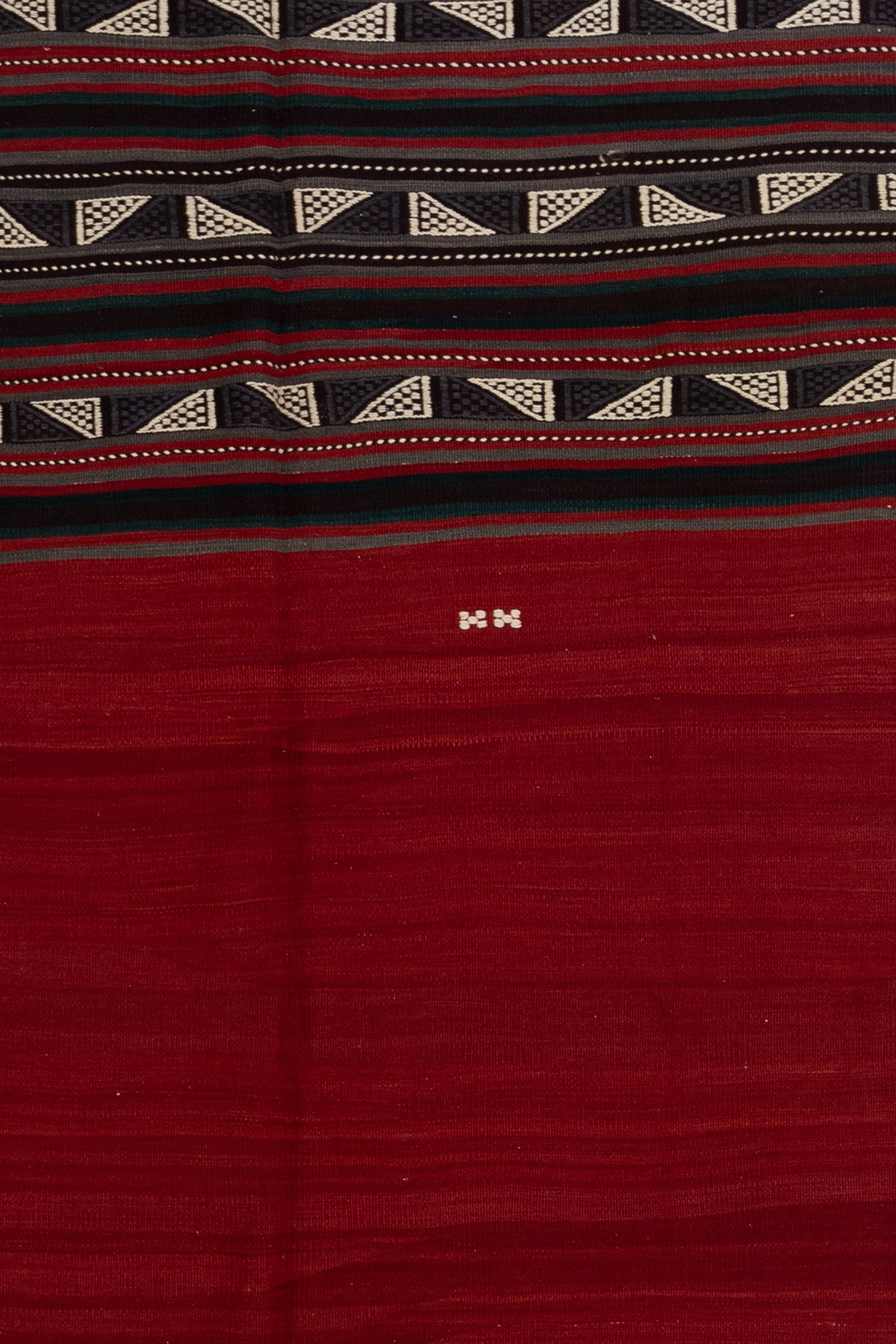 Vintage Turkish Gabbeh Kilim Rug