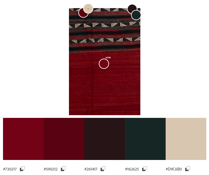 Vintage Turkish Gabbeh Kilim Rug