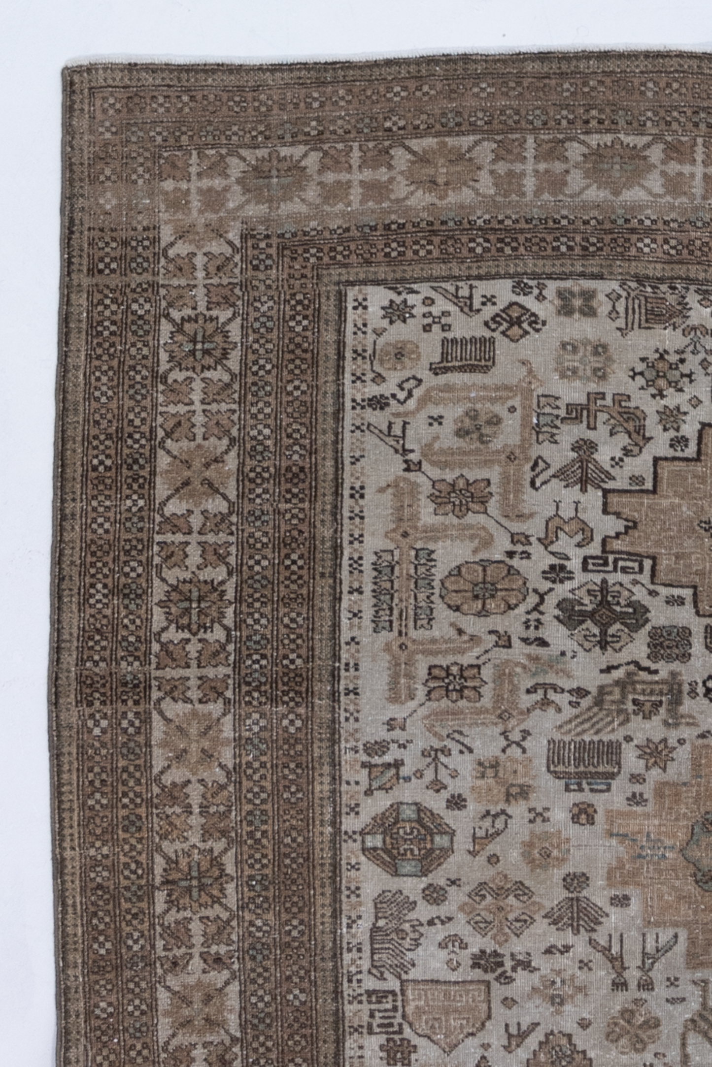 Antique Persian Ardabil Rug