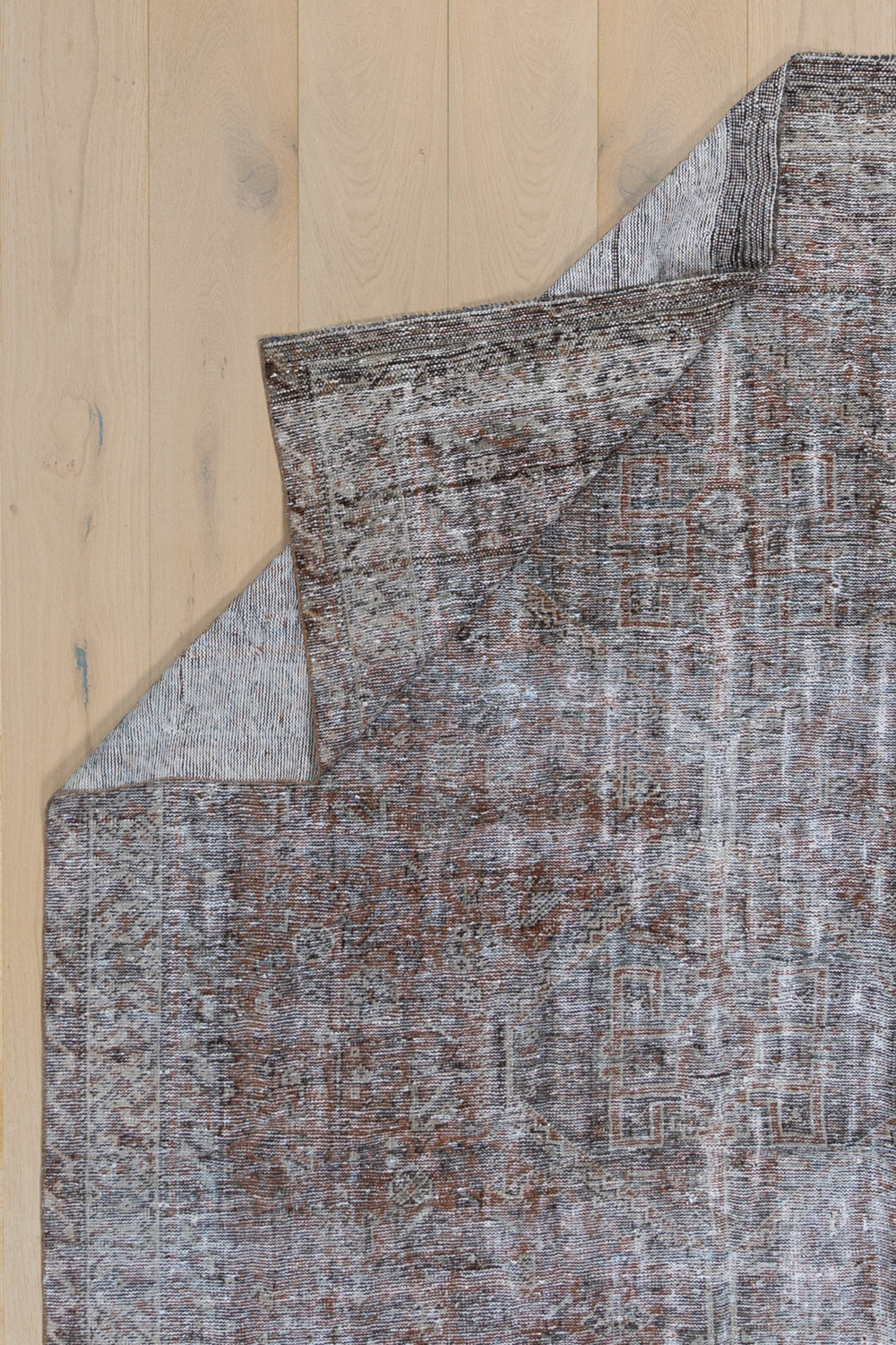 Distressed Vintage Persian Shiraz Rug