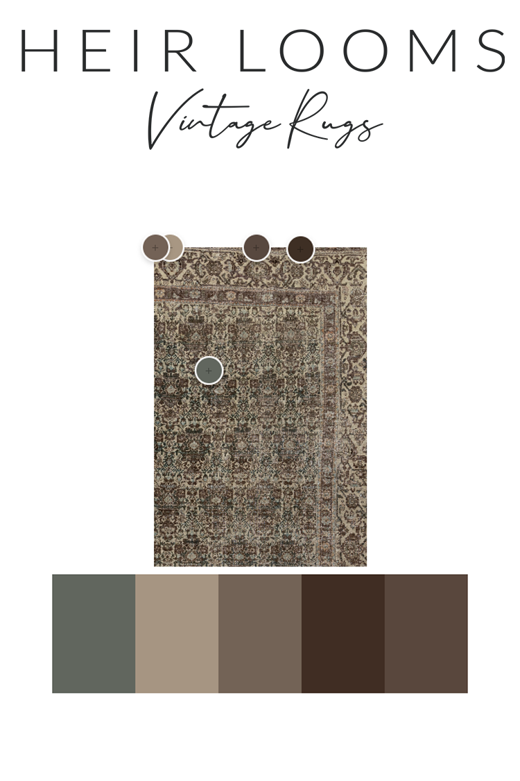 Vintage Persian Bachtiari Rug