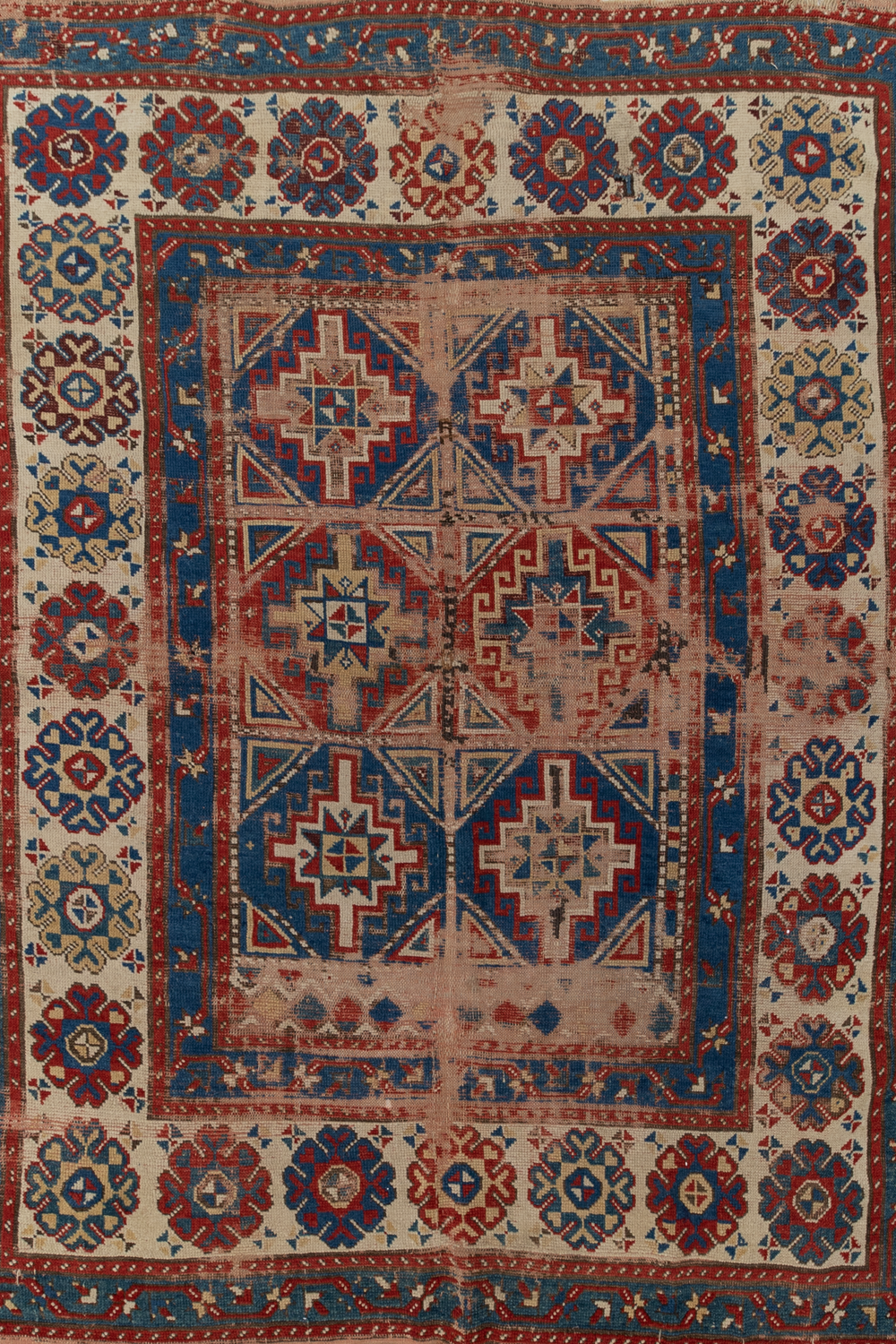 Antique Caucasian Kazak Rug