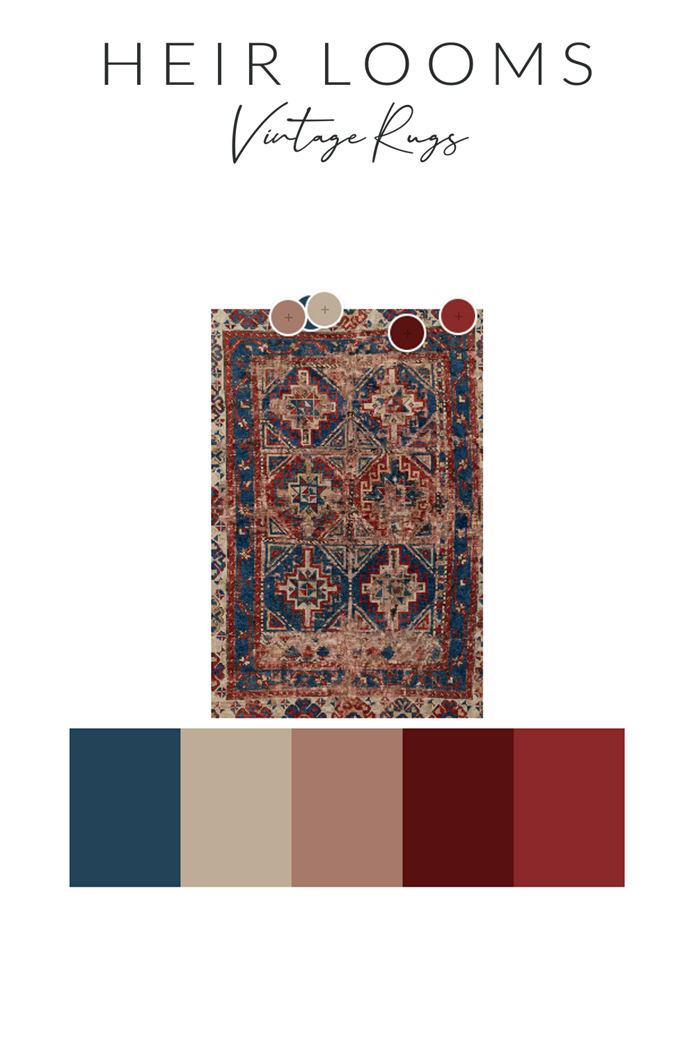 Antique Caucasian Kazak Rug
