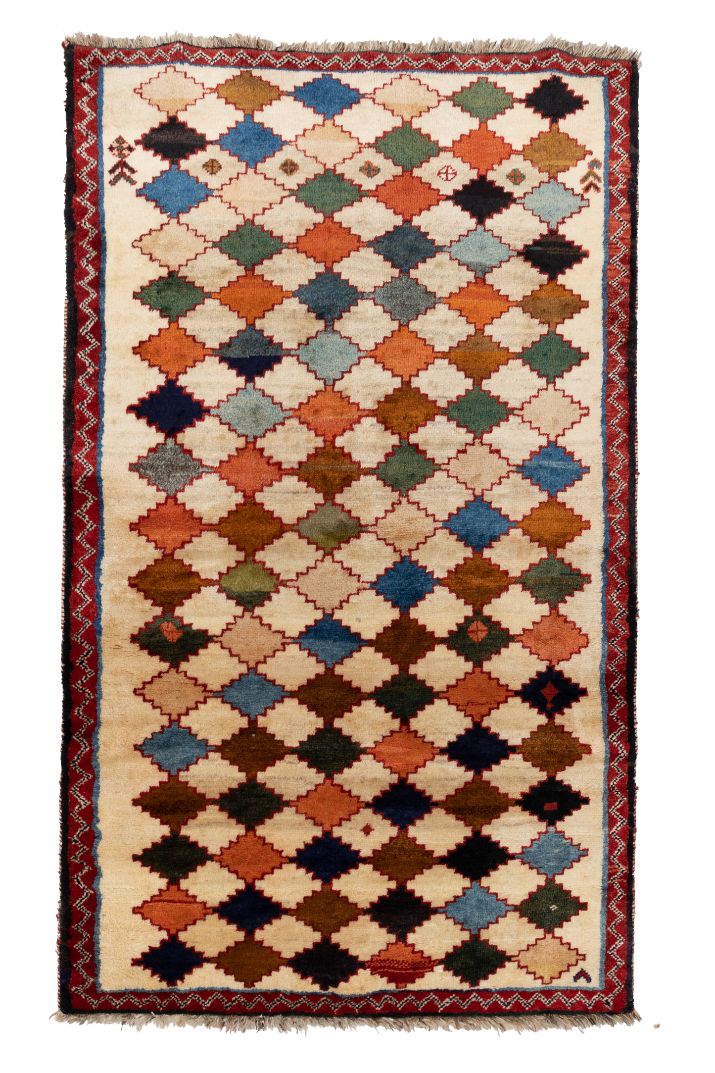 Vintage Persian Gabbeh Rug