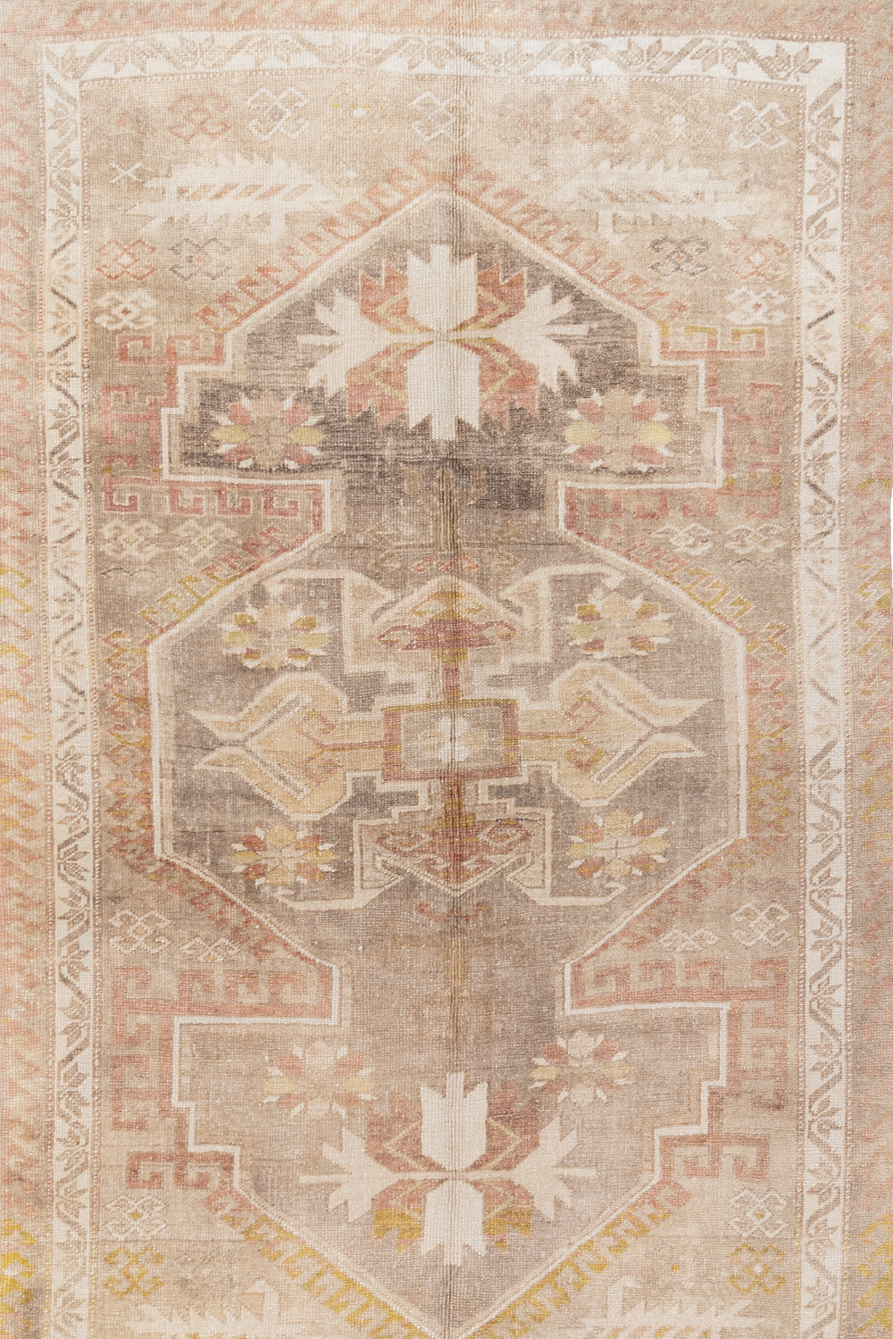 Vintage Pastel Turkish Rug