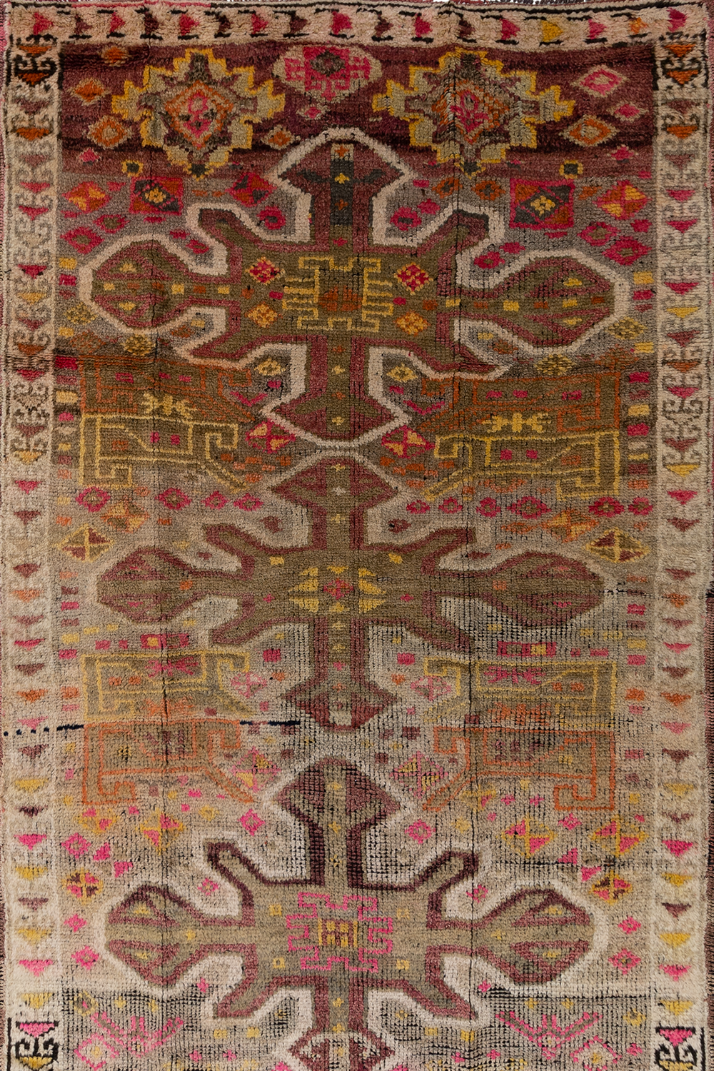 Vintage Anatolian Herki Rug