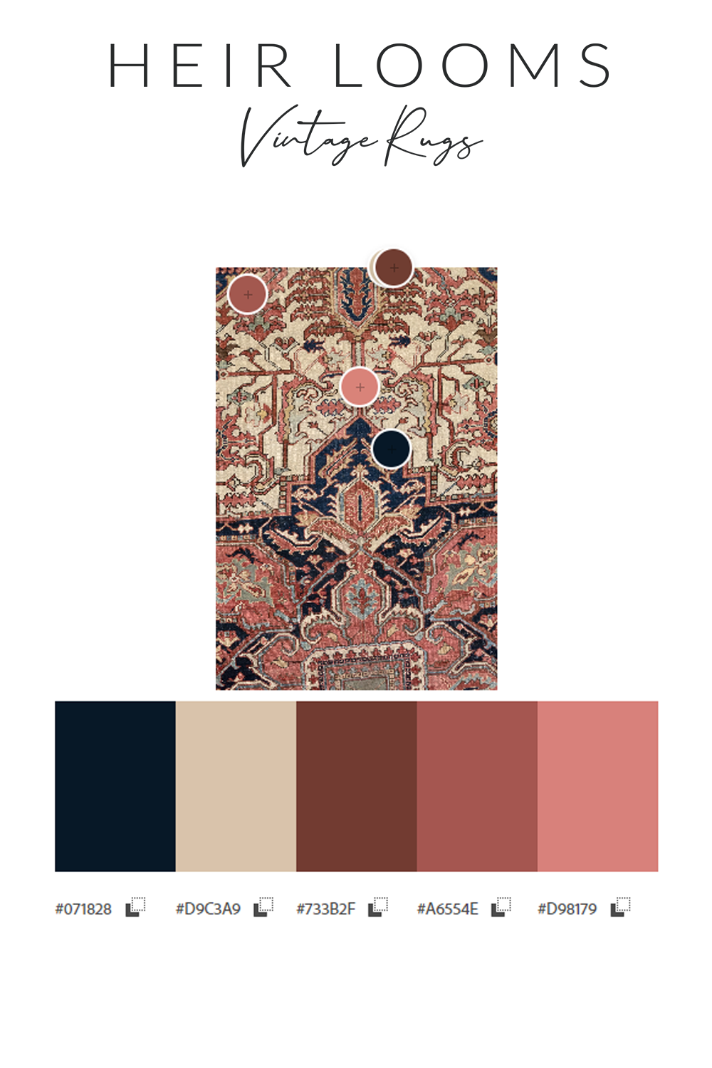 Antique Persian Palace Serapi Rug