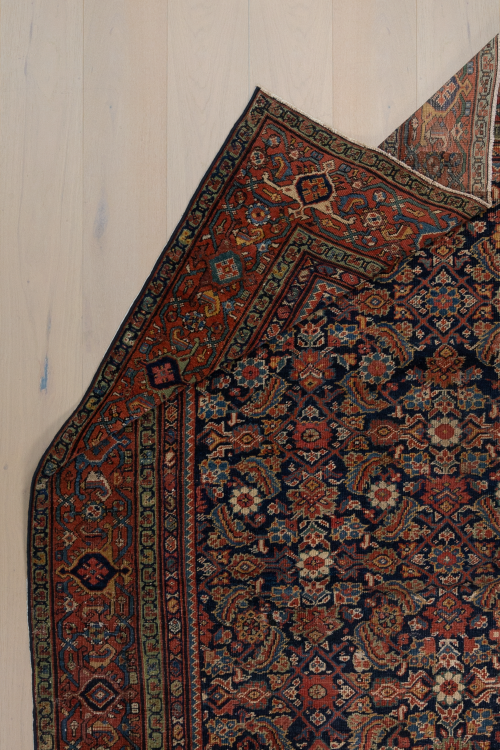 Oversize Antique Persian Sultanabad Mahal Rug