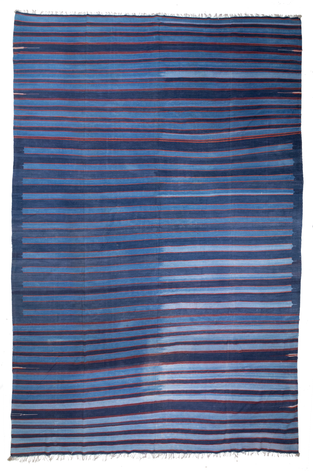 Antique Indian Jail Dhurrie Rug