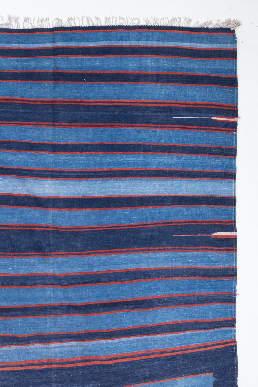 Antique Indian Jail Dhurrie Rug