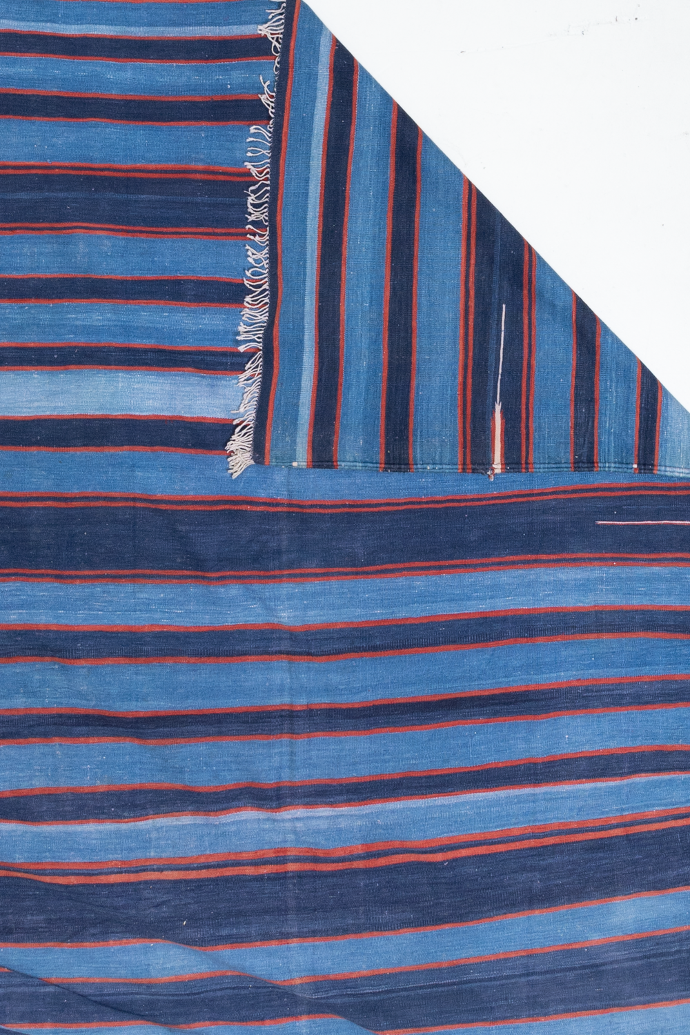 Antique Indian Jail Dhurrie Rug