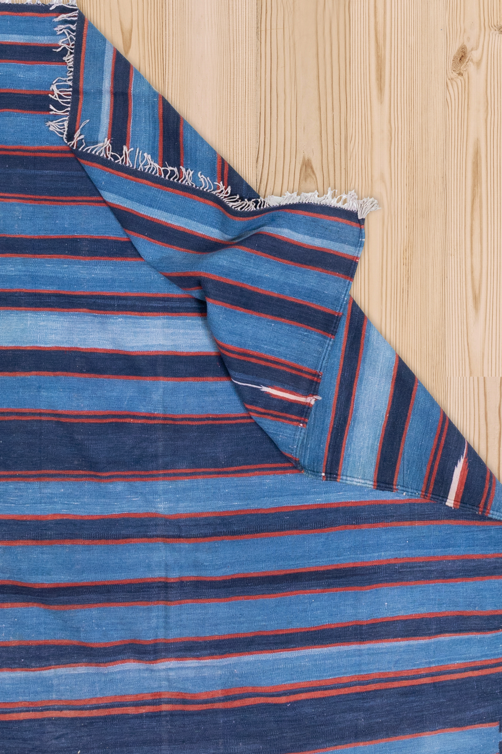Antique Indian Jail Dhurrie Rug