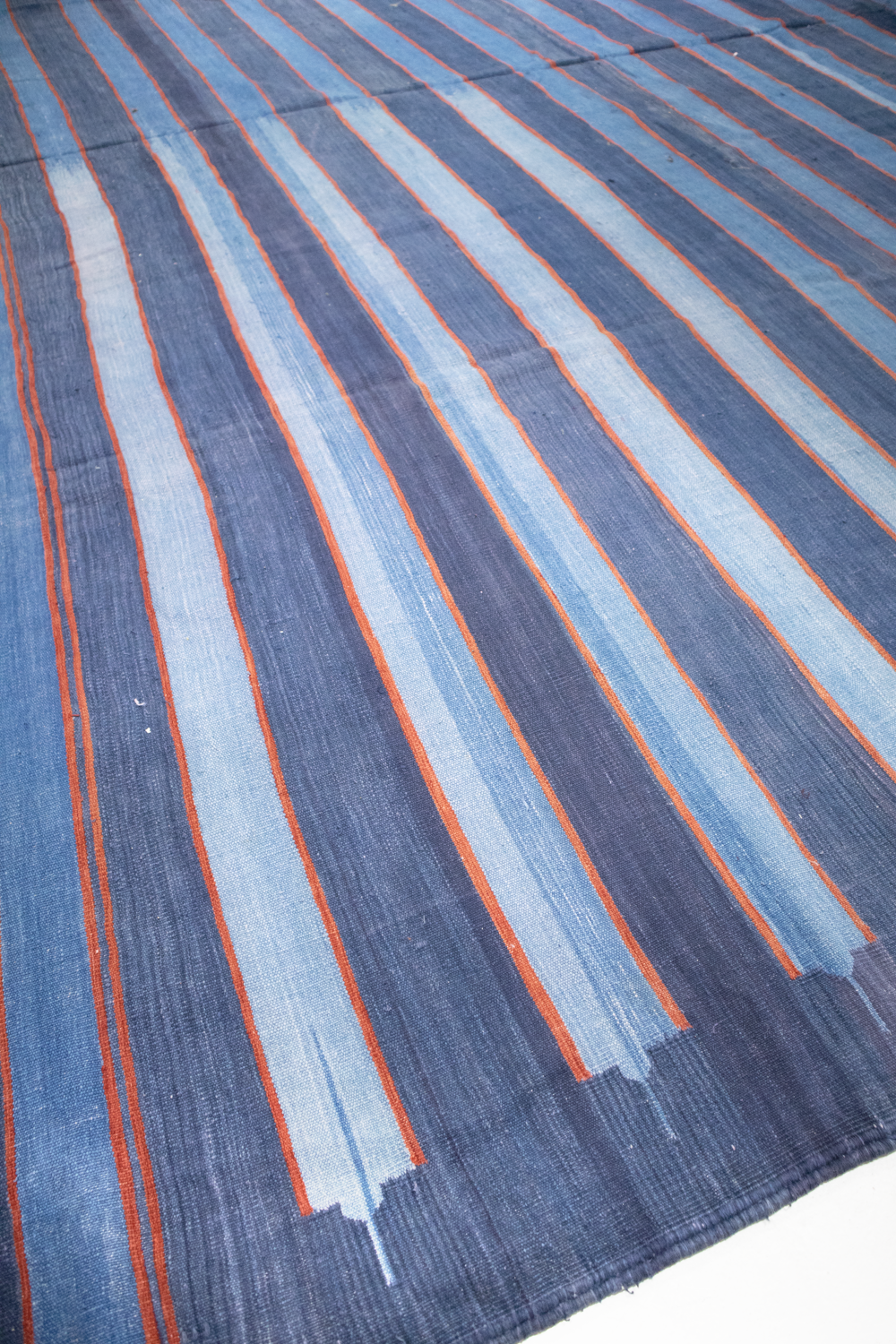 Antique Indian Jail Dhurrie Rug