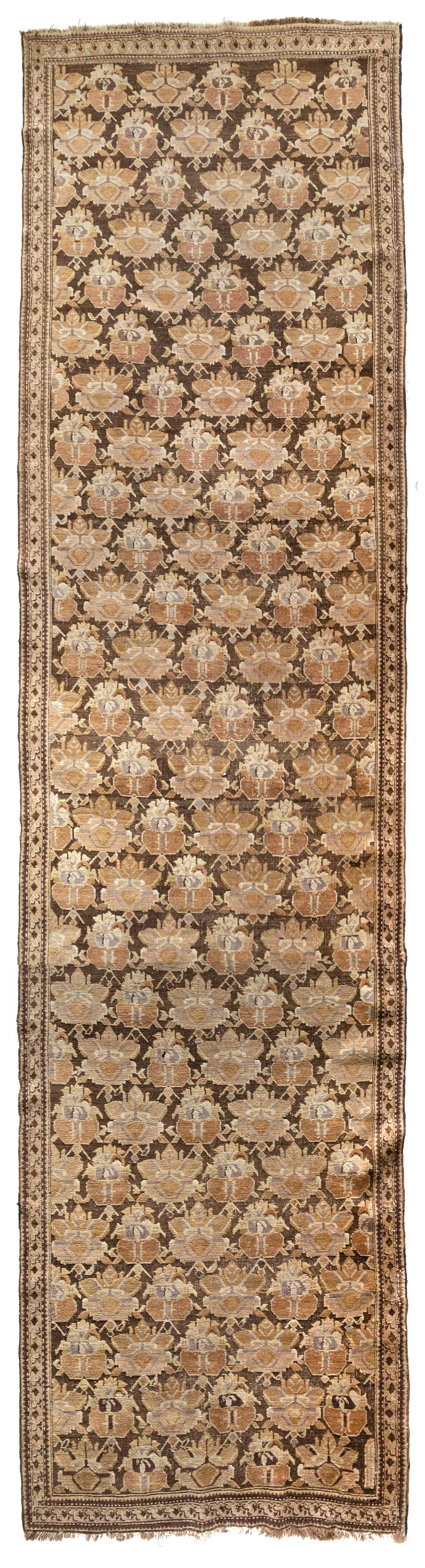 Vintage Russian Karabaugh Runner Rug