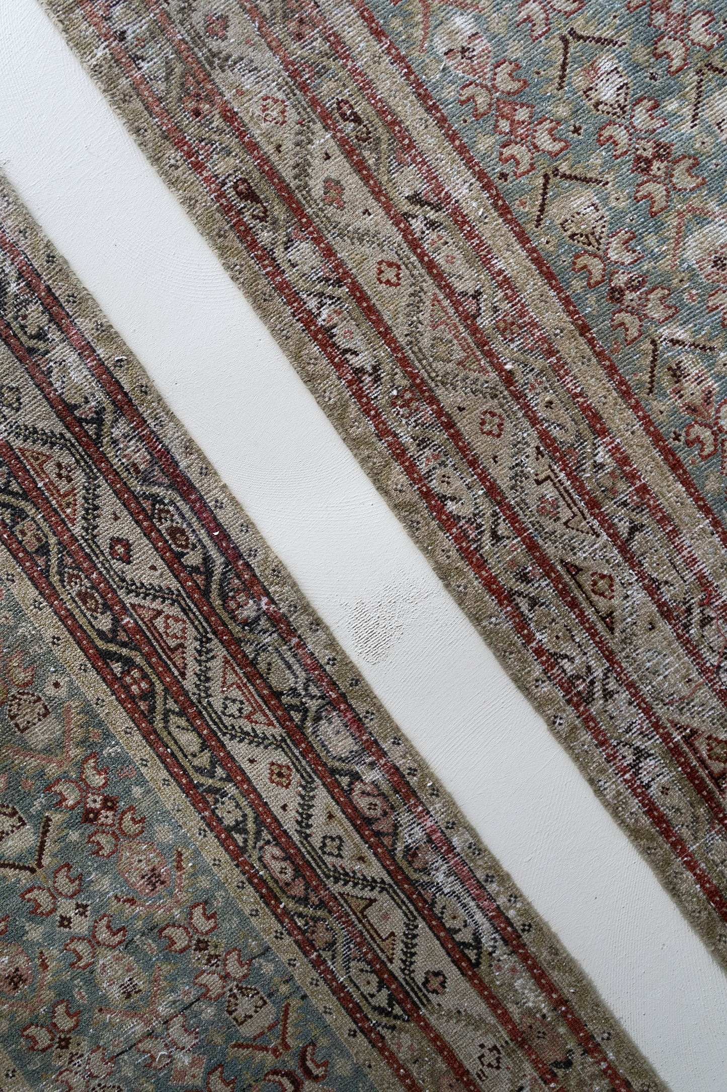 Pair of Long Antique Persian Malayer Runner Rugs
