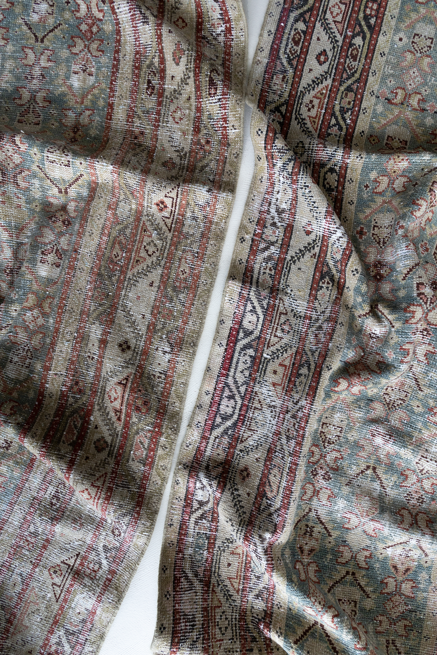 Pair of Long Antique Persian Malayer Runner Rugs