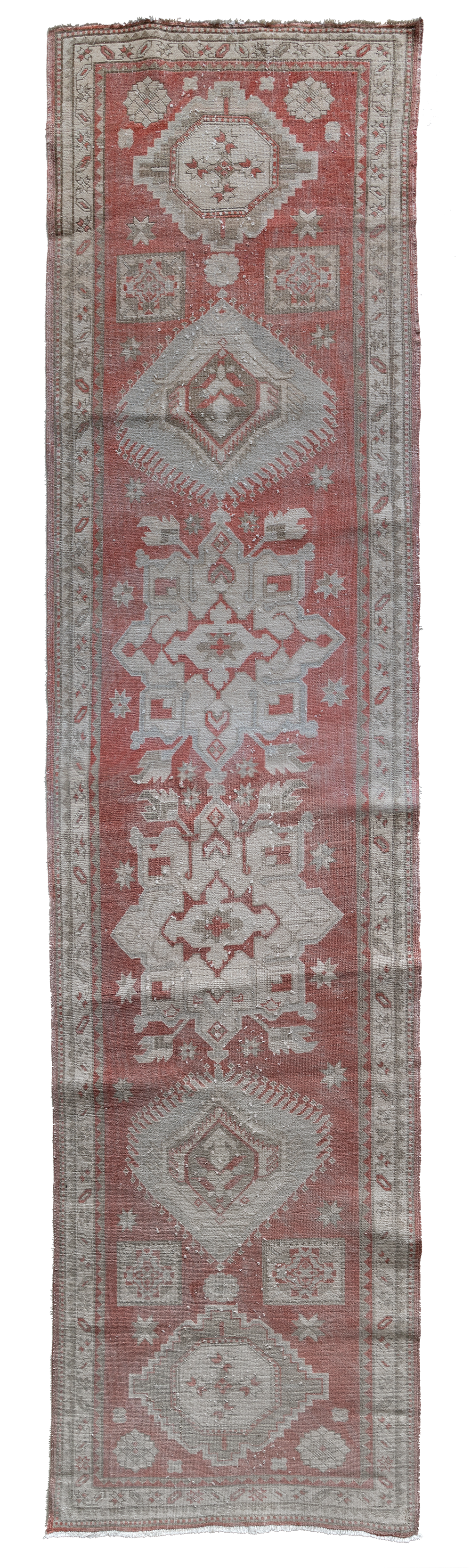Vintage Caucasian Runner Rug