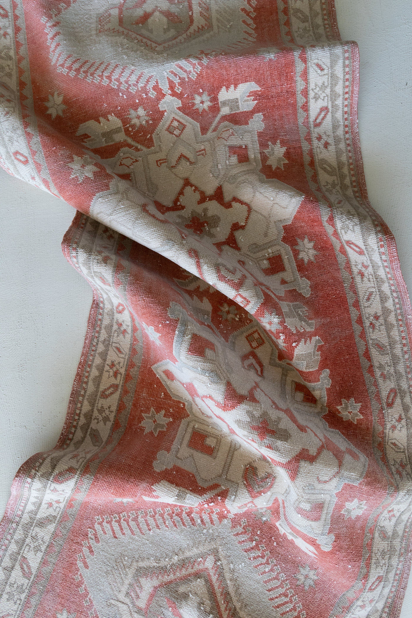 Vintage Caucasian Runner Rug