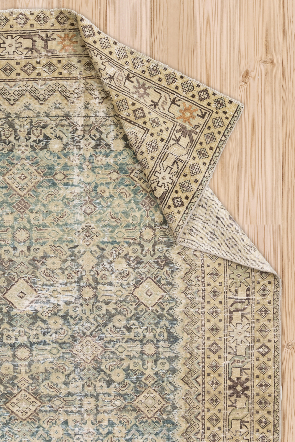Vintage Persian Malayar Runner Rug