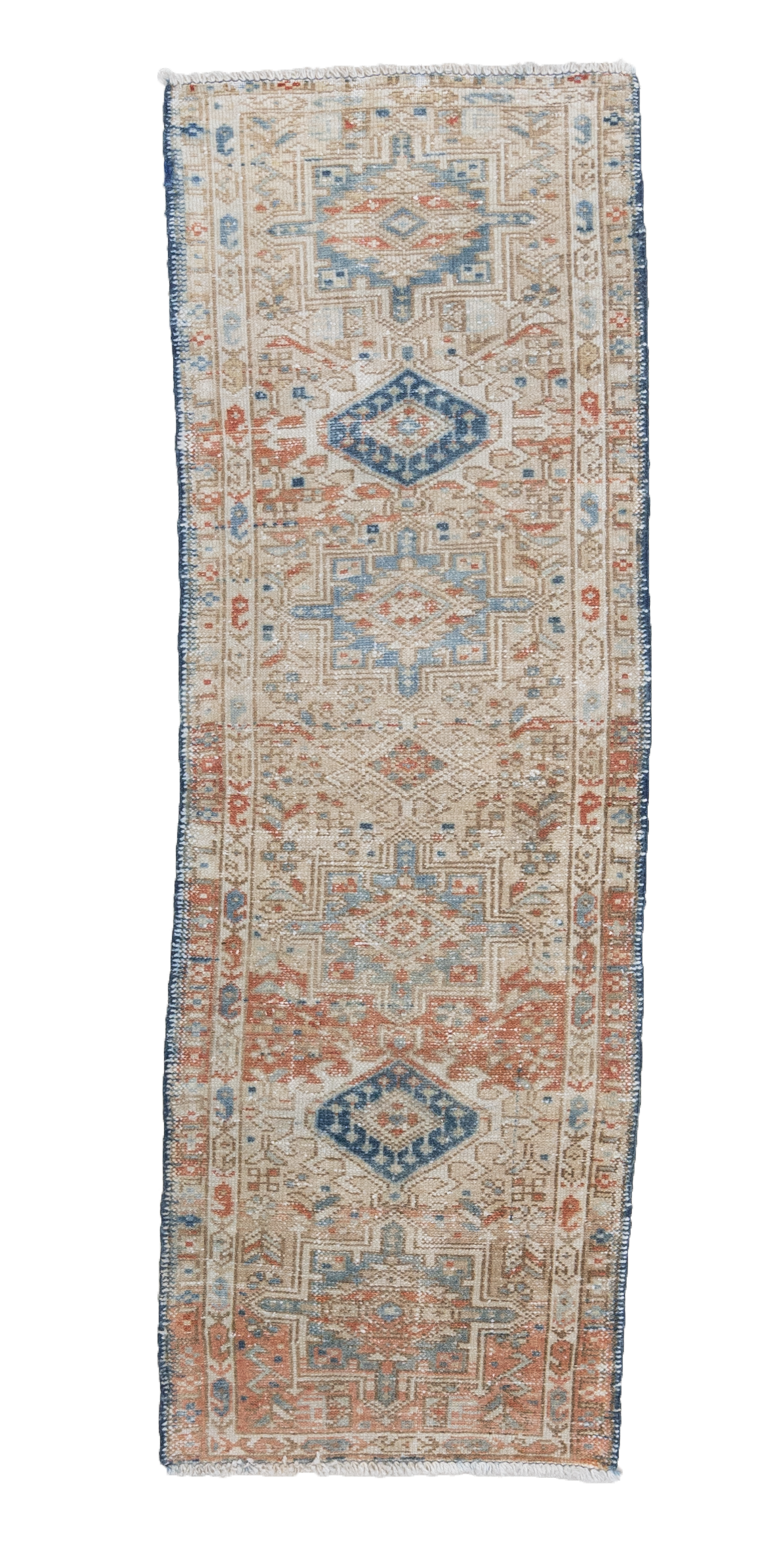 Antique Oriental Karaja Runner Rug