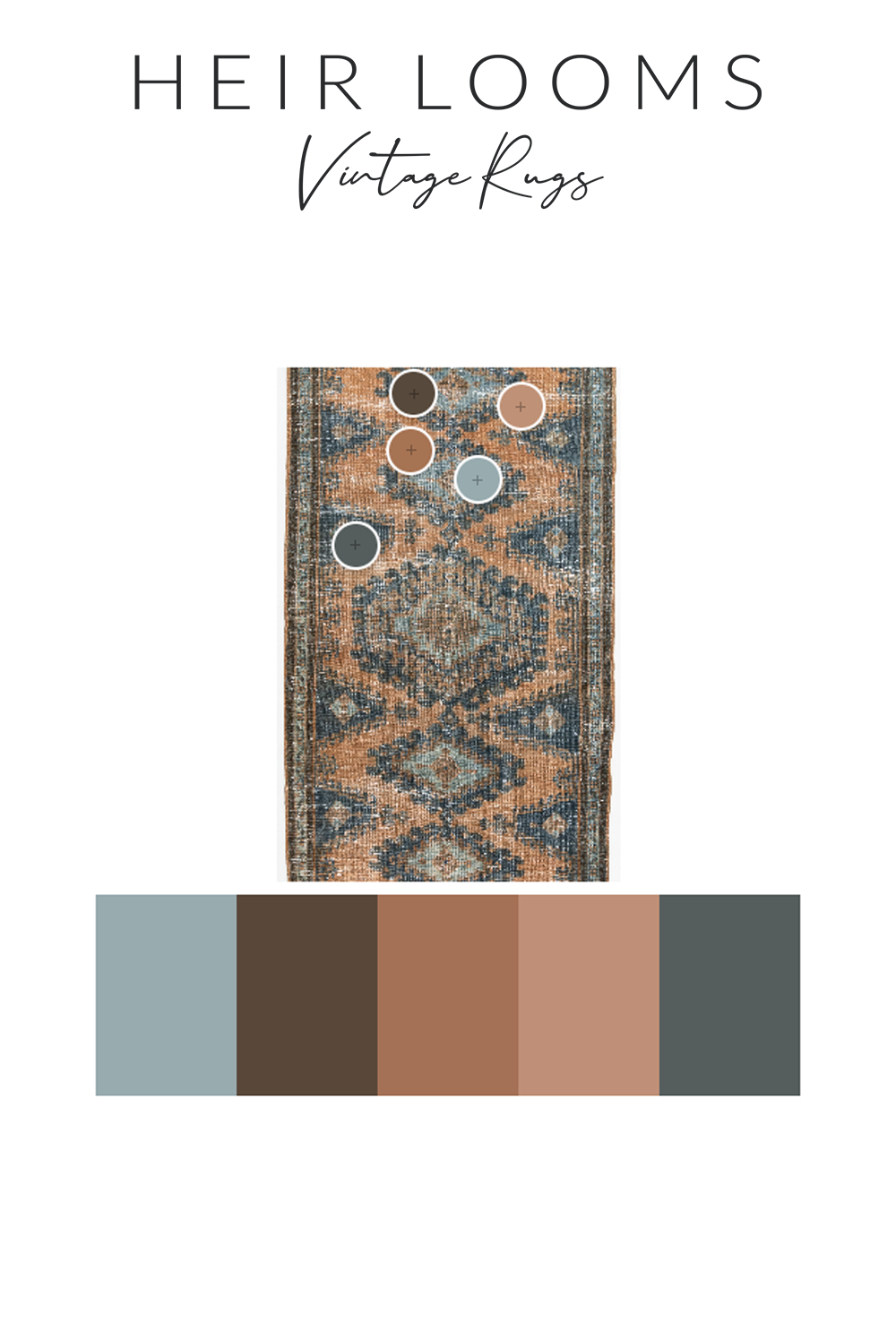 Vintage Oriental Viss Runner Rug