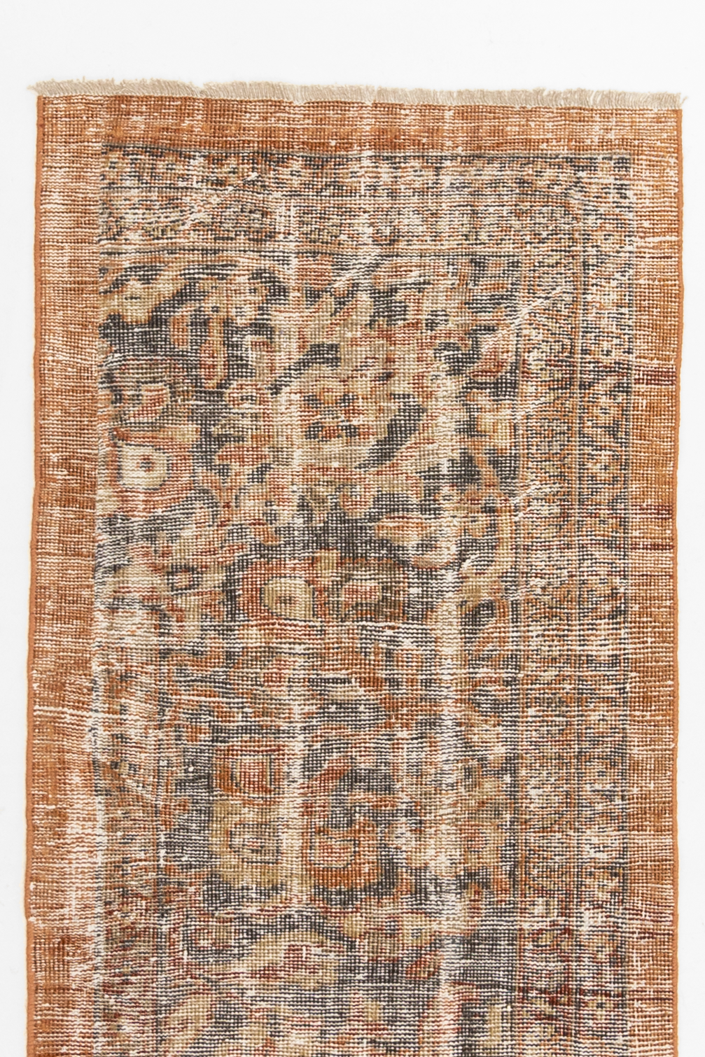 Antique Oriental Mahal Runner Rug
