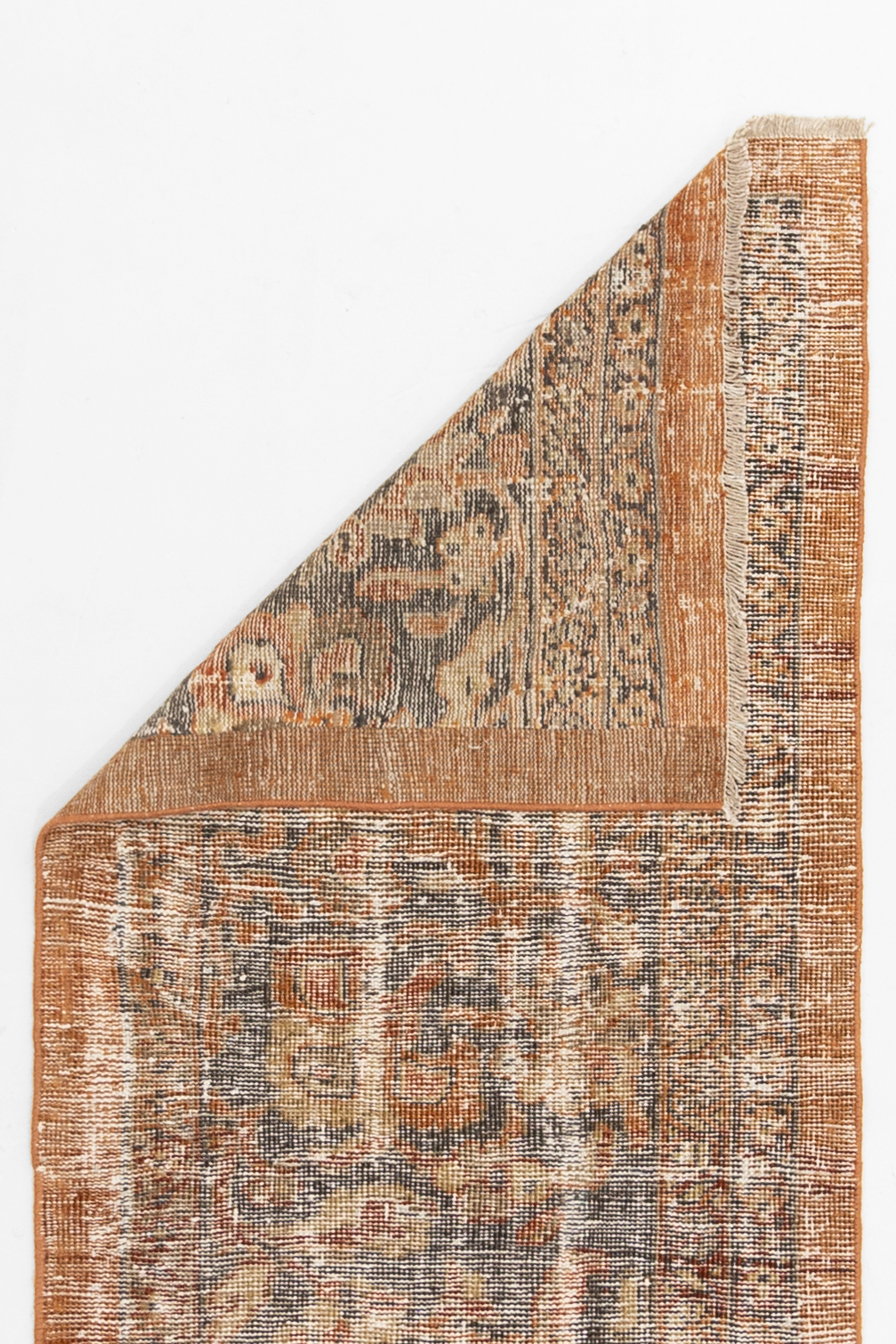 Antique Oriental Mahal Runner Rug