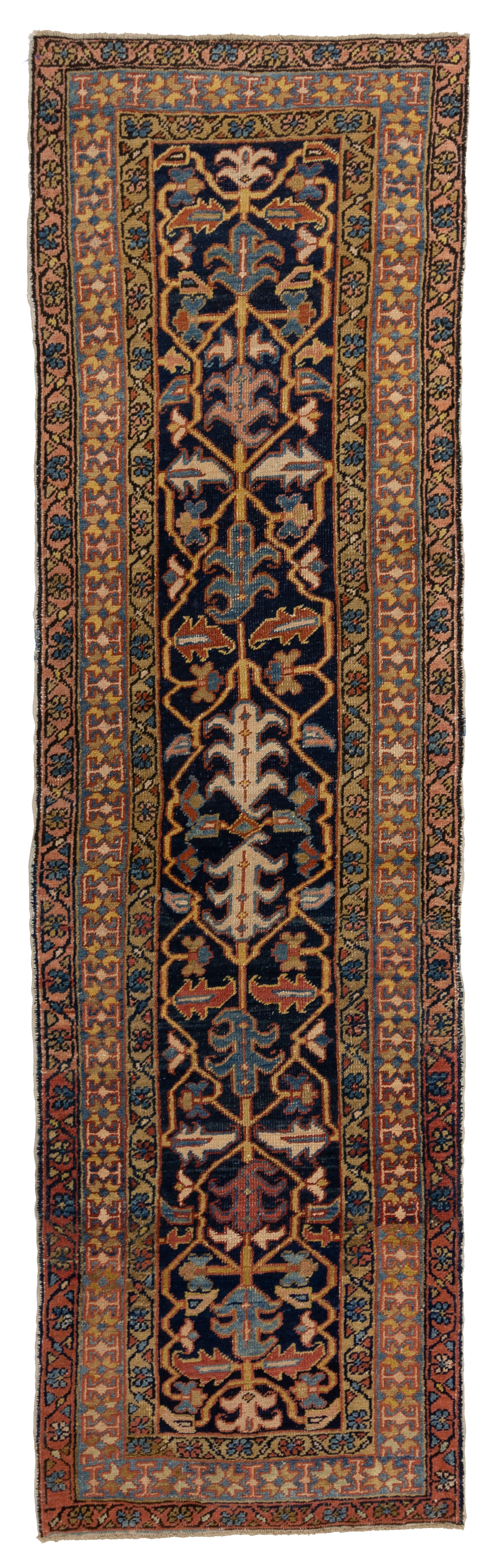 Antique Persian Heriz Runner Rug