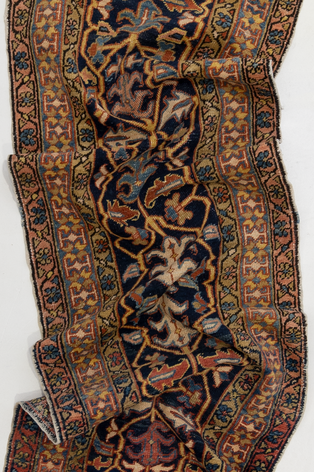 Antique Persian Heriz Runner Rug