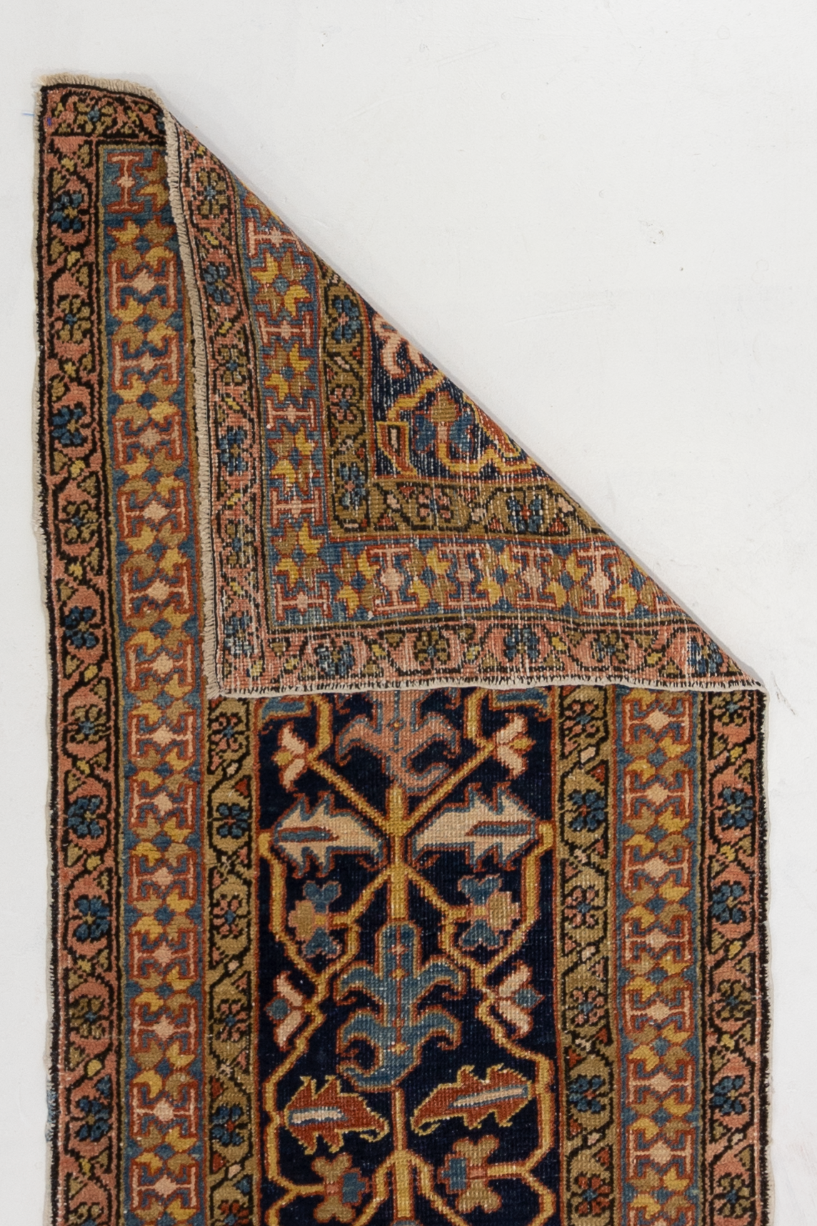 Antique Persian Heriz Runner Rug