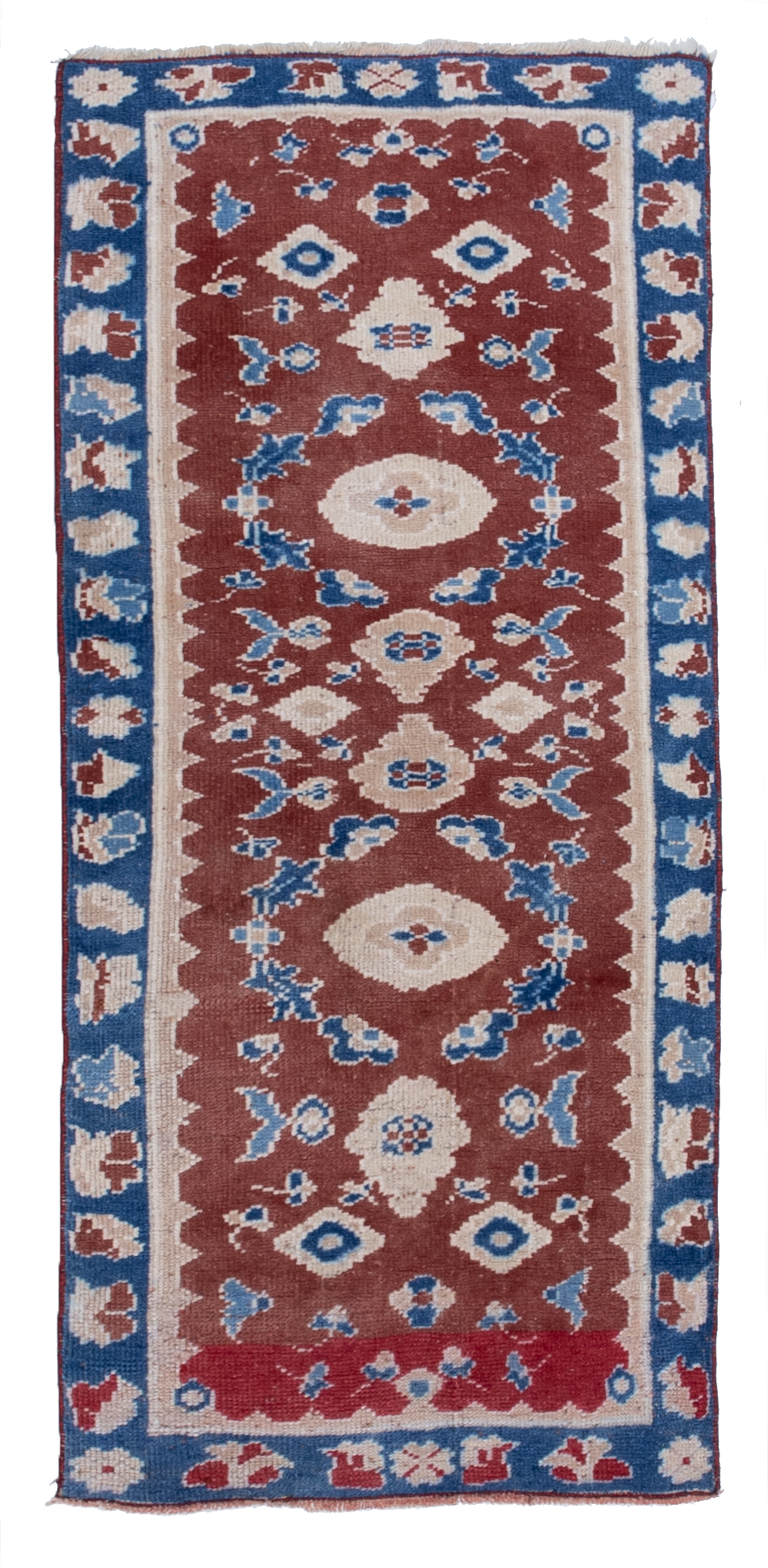Vintage Turkish Oushak Runner Rug