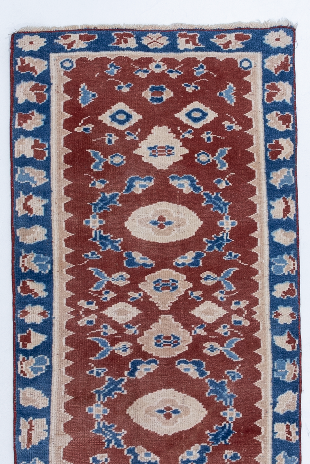 Vintage Turkish Oushak Runner Rug
