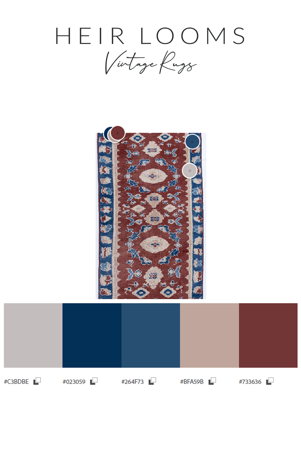 Vintage Turkish Oushak Runner Rug