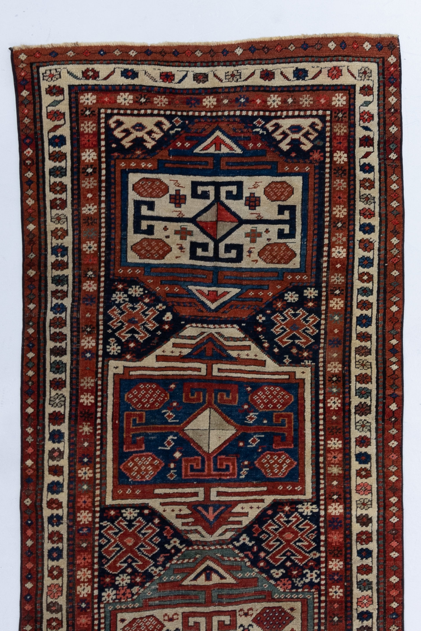 Antique Shirvan Runner Rug