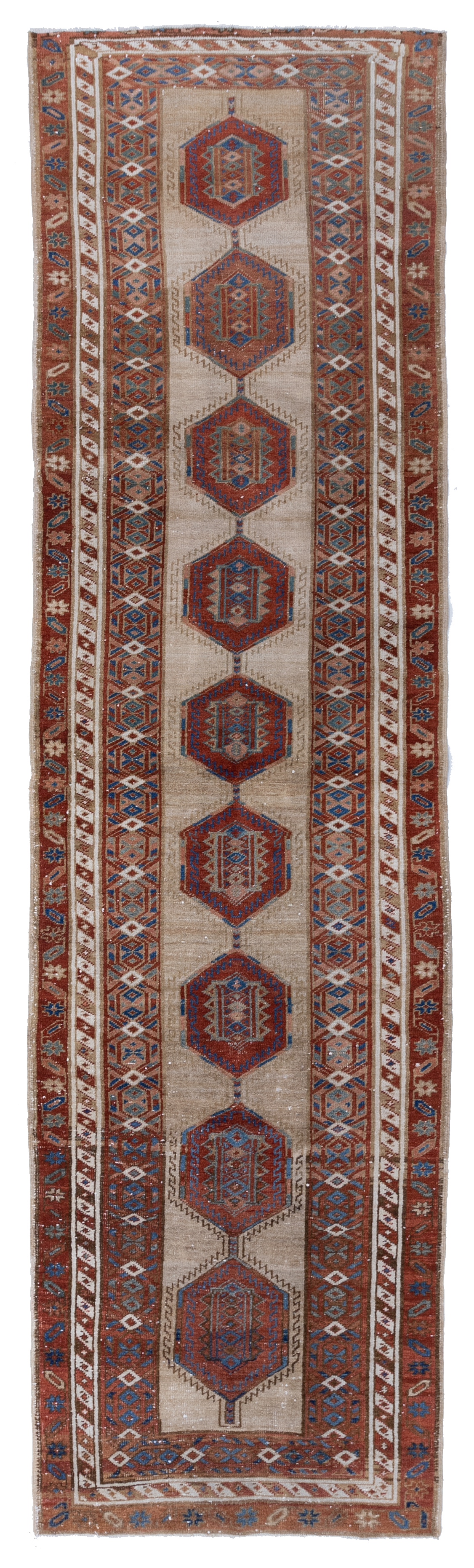 Vintage Persian Serab Runner Rug